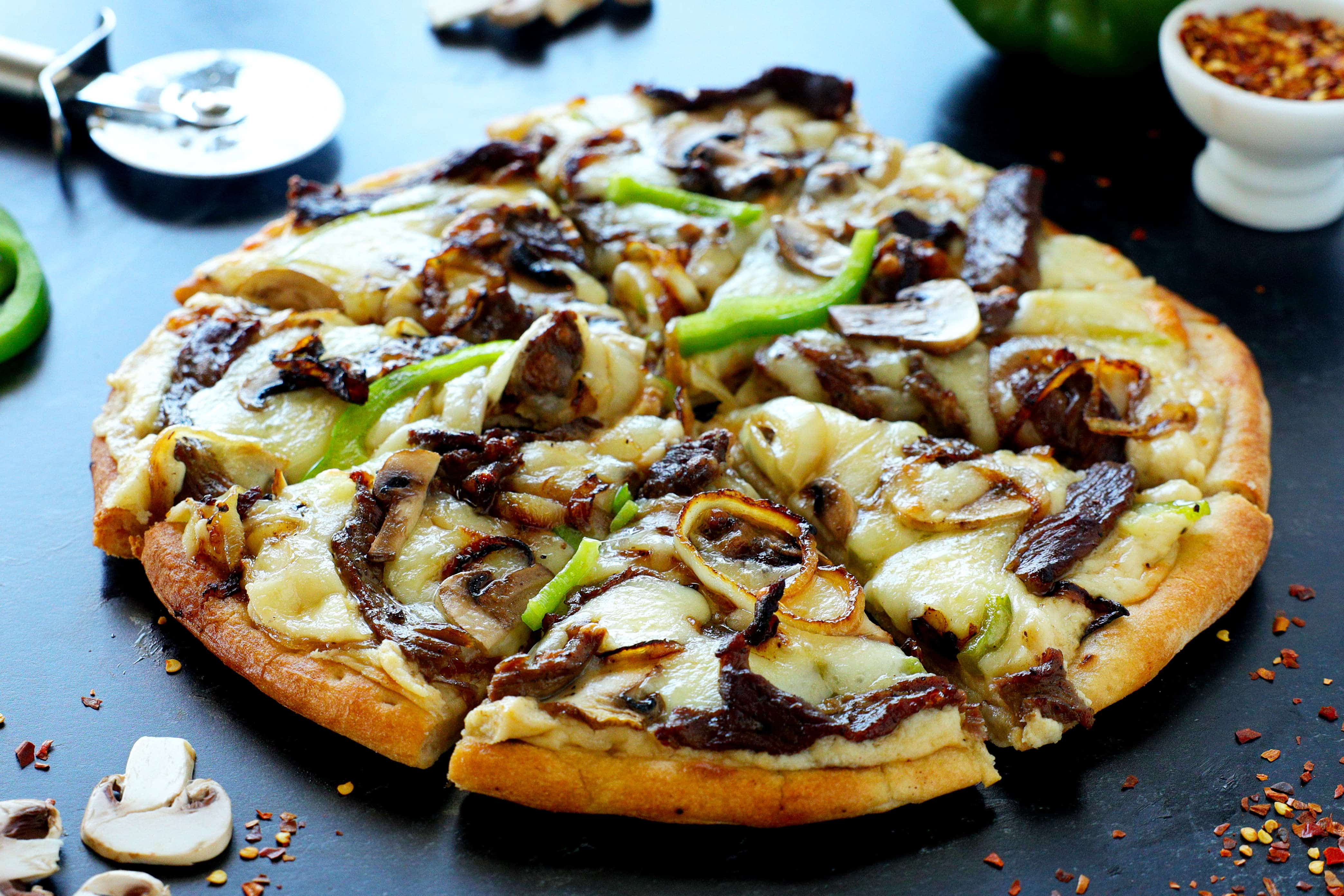Steak Pizza 10'